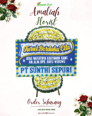 Papan Bunga Duka di Cigedug