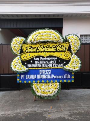 Papan Bunga Duka di Cigedug